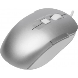 Мышь A4Tech Fstyler FM26S серебристый/белый оптическая 1600dpi silent USB для ноутбука 4but (FM26S USB (ICY WHITE))