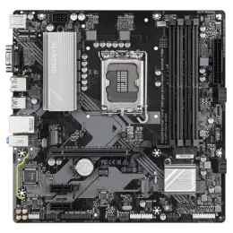 Материнская плата/ MB GIGABYTE INTEL B760 s1700, 4xDDR4(128GB), D-SUB/HDMI 2.1/DP, 1xPCIe 4.0x16, 2xPCIe 3.0, 1xLAN, 4xSATA 6Gb/s, 2xM.2, 3xUSB 3.2, 2xUSB 2.0, 1xPS/2, mATX