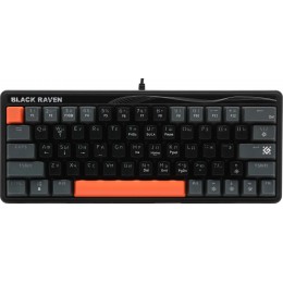 Клавиатура DEFENDER MECHANICAL BLK RAVEN GK-417 RU RGB 45414