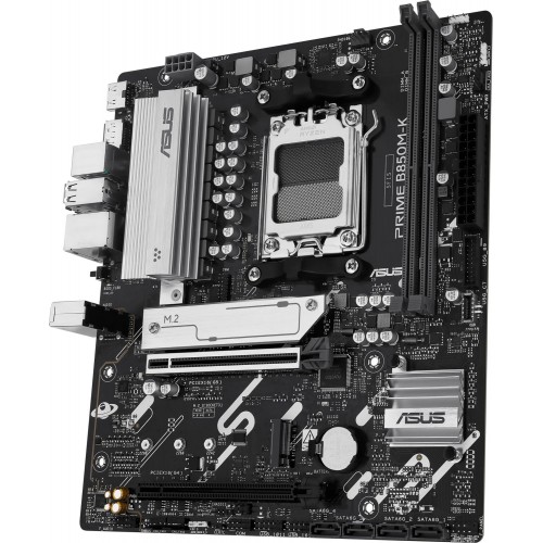 Купить материнскую плату Asus PRIME B850M-K AM5: 2xDDR5, mATX, 8ch звук, RAID, HDMI и DP