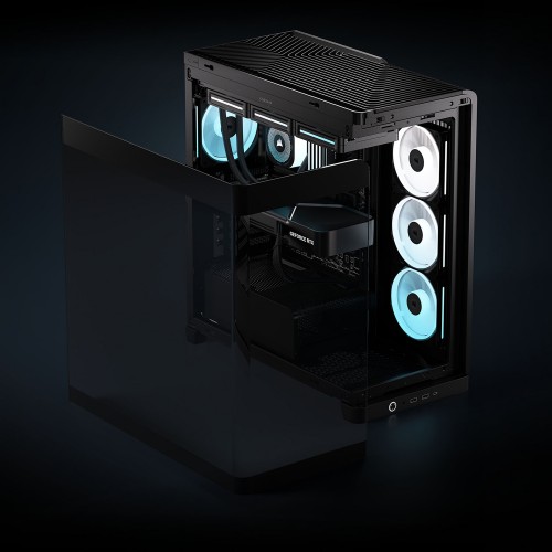 Корпус Corsair Frame 4500X LX-R RGB iCUE LINK - Midi-Tower с ARGB вентиляторами и поддержкой E-ATX, ATX, mATX, mITX