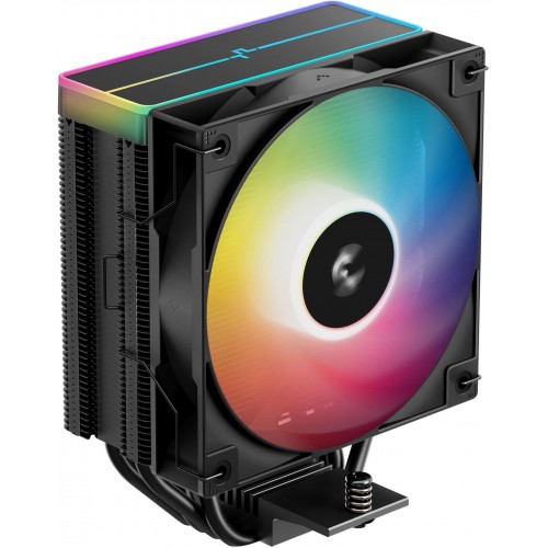 Устройство охлаждения(кулер) Deepcool AG400 Bk V2 ARGB Soc-AM5/AM4/1200/1700/1851 черный 4-pin 31.6dB Al+Cu 220W 643gr Ret (R-AG400-BKAMMN-GJD)