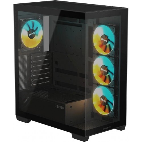Корпус Gigabyte GB-C500P ST черный ATX 6x120mm 3x140mm 2xUSB3.0 audio bott PSU [28300-C500B-1CKR]