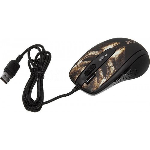 Мышь A4Tech XL-750BH рисунок лазерная 3600dpi USB 6but