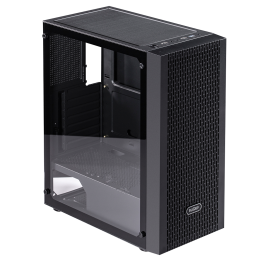 Корпус без блока питания/ Case PCCooler MA100 MESH BK, Midi-Tower, TG, Mesh, 3x120mm ARGB, 1xUSB-A 3.0 + 2xUSB-A 2.0, ATX, mATX, mITX Black