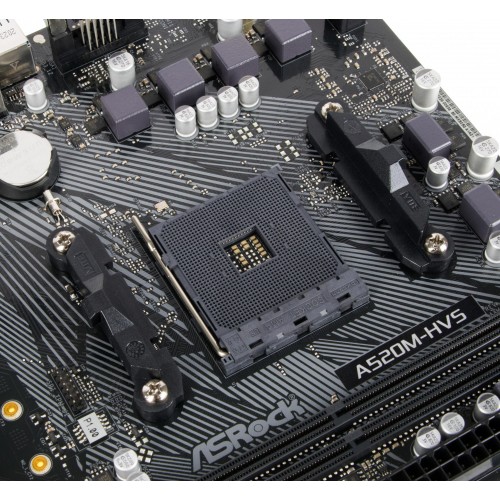 Купить материнскую плату Asrock A520M-HVS для AMD AM4 с поддержкой 8ch звук и HDMI