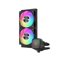 Водяное охлаждение для процессора/ Water Cooling System SAMA L50 360BK (320W, 360mm, Black, ARGB/ Fans: 3x120mm, 72.3CFM, 28dBA, 2200RPM/ Pump height 65mm, 30dBA, 3000RPM, Rad thickness 27mm/ S: 1851, 1700, 1200, 115X, AM5, AM4)