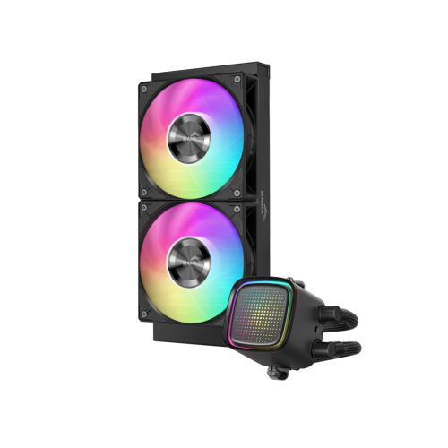 Водяное охлаждение для процессора/ Water Cooling System SAMA L50 360BK (320W, 360mm, Black, ARGB/ Fans: 3x120mm, 72.3CFM, 28dBA, 2200RPM/ Pump height 65mm, 30dBA, 3000RPM, Rad thickness 27mm/ S: 1851, 1700, 1200, 115X, AM5, AM4) SAMA