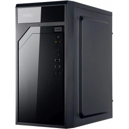 Корпус KingPrice KPCC-MN208 черный mATX 1x80mm 2x120mm 2xUSB2.0 audio [KPCC-MN208]
