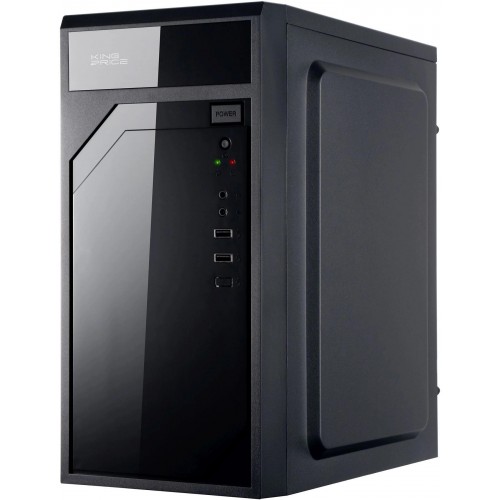 Корпус KingPrice KPCC-MN208 черный mATX с вентиляцией 1x80mm, 2x120mm и портами USB 2.0