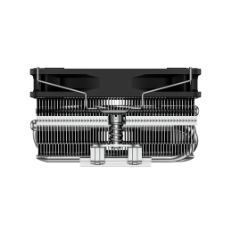 Кулер для процессора/ CPU Cooler PCCooler RC400-53 (125W, 4-pin PWM, 53.5mm, Al/Cu, 4x6mm, 1x92mm, 43CFM, 31.2dBA, 2700RPM, S: 1851/1700/1200/20XX/115X, AM5/AM4, silver, black)