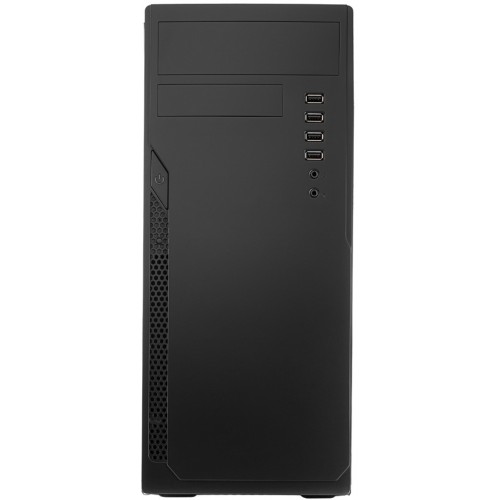 Корпус без блока питания/ Case Foxline FL-301, ATX, 1x5.25EXT, 1x3.5EXT, 4x3.5INT, 4xUSB2.0, HDA, w/o FAN, w/o ATX PSU, no pwr cord Foxline