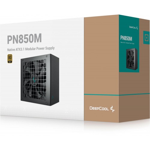 Блок питания Deepcool ATX 850W PN850M V2 Gen.5 80+ Gold с APFC и 120mm вентилятором - Надежное решение для вашего ПК