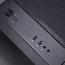 Корпус Lian-Li Lancool 205M Mesh черный mATX 3x120mm 2x140mm 2xUSB3.0 audio bott PSU [G99.OE744MX.10]