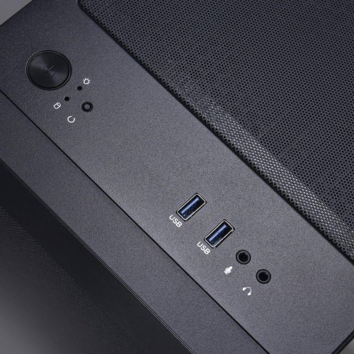 Купить корпус Lian-Li Lancool 205M Mesh черный mATX с поддержкой 3x120mm и 2x140mm вентиляторов, 2xUSB3.0 и аудио разъемом