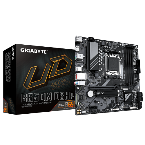 Купить материнскую плату GIGABYTE AMD B650 sAM5 - 4xDDR5, HDMI 2.1, PCIe 4.0, mATX для мощного игрового ПК