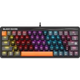 Клавиатура DEFENDER MECHANICAL BLK RAVEN GK-417 RU RGB 45414