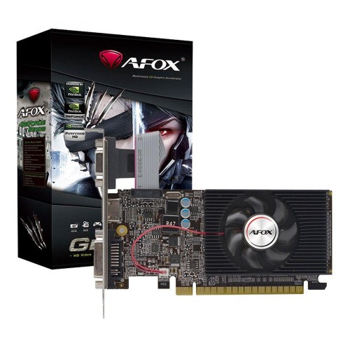 Купить видеокарту Afox PCI-E 3.0 AF610-1024D3L7-V6 с NVIDIA GeForce GT 610, 1ГБ GDDR3 - Доступная производительность для вашего ПК