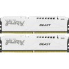 Купить оперативную память Kingston 32GB DDR5 5600MT/s CL36 DIMM (2 шт) FURY Beast White EXPO – Высокая производительность для геймеров