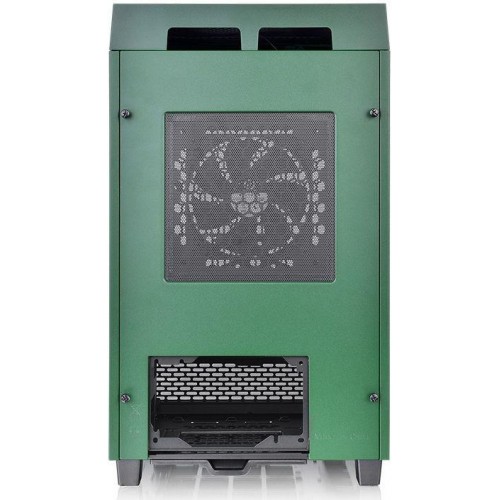 Купить корпус Thermaltake The Tower 100 Racing зеленый для miniITX с охлаждением 1x120mm и 3x140mm, 2xUSB3.0 и аудио - идеальный выбор для вашего ПК
