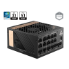 Блок питания ПК/ Power Supply MSI MEG Ai1300P PCIE5, 1300W 80+ Platinum (ATX, 3.1, PCIe 5.1, Full modular, 1x24(20+4)pin, 1xCPU 8(4+4)pin, 8xPCIe*2 8(6+2)pin, 1x12VHPWR, 16xSATA3, 4xMOLEX4pin, Active, 120x120mm, 160x150x86mm, APFC, black) MSI