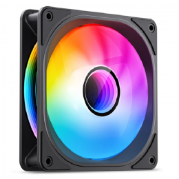 Кулер для корпуса/ Case Cooler JONSBO FR-606BR Reverse (120x120x25mm, 4-pin PWM, ARGB, 35.99CFM, 26.5dBA, 1500RPM, Black)