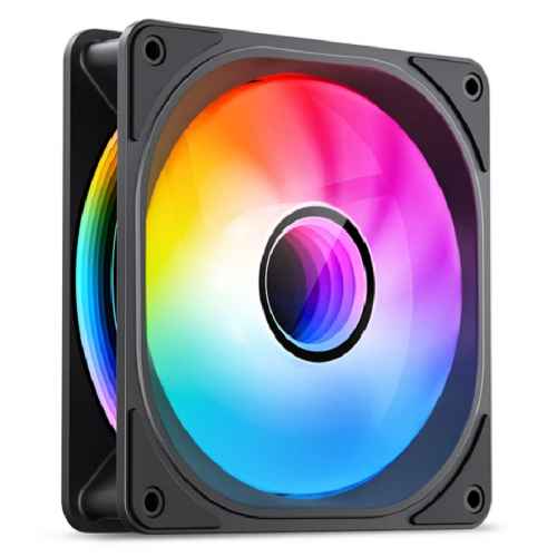 Кулер для корпуса/ Case Cooler JONSBO FR-606BR Reverse (120x120x25mm, 4-pin PWM, ARGB, 35.99CFM, 26.5dBA, 1500RPM, Black) JONSBO