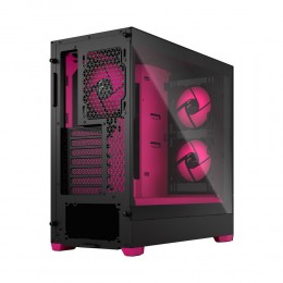Корпус ПК без блока питания/ Case Fractal Design Pop Air RGB Magenta Core TG Clear Tint, Midi-Tower, 3x120mm RGB, 2xUSB-A 3.2 ATX, mATX, mITX Black/Magenta