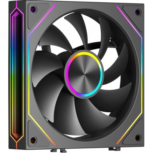 Вентилятор для корпуса PcCooler F3 X120 BK ARGB 120х120x25 черный 4-pin 28.4дБ (F3X120-BKAC012-GL) Ret