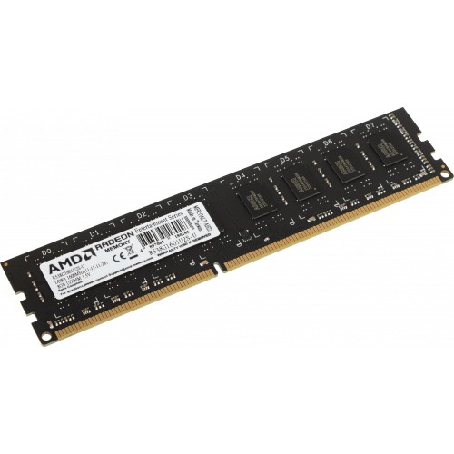 Память DDR3 8GB 1600MHz AMD R538G1601U2S-U RTL - Высокопроизводительная Оперативная Память PC3-12800 CL11 DIMM 240-pin
