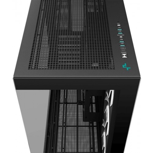 Корпус Deepcool CH780 черный ATX с поддержкой 9 вентиляторов и 4xUSB3.0 - идеальное решение для мощного ПК