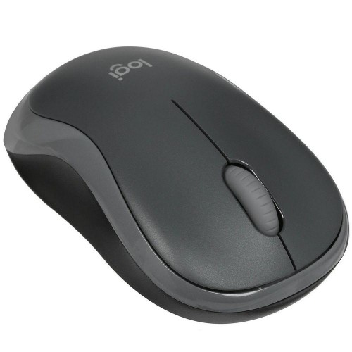 Мышь Logitech M186 черный/серый оптическая 1000dpi беспров. USB для ноутбука 2but (910-004131)