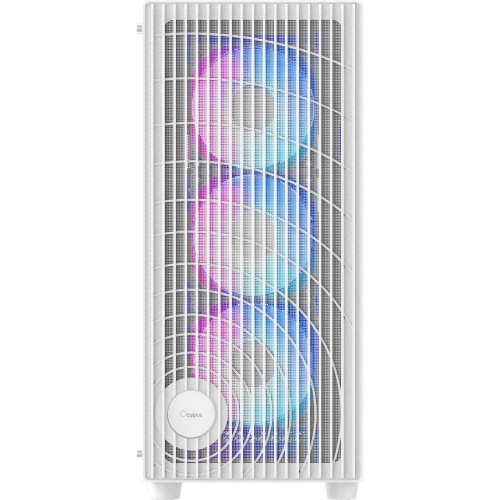 Корпус ПК Ocypus Gamma C70 WH ARGB - Midi-Tower с 4x120mm ARGB, USB 3.0, для ATX, mATX, mITX