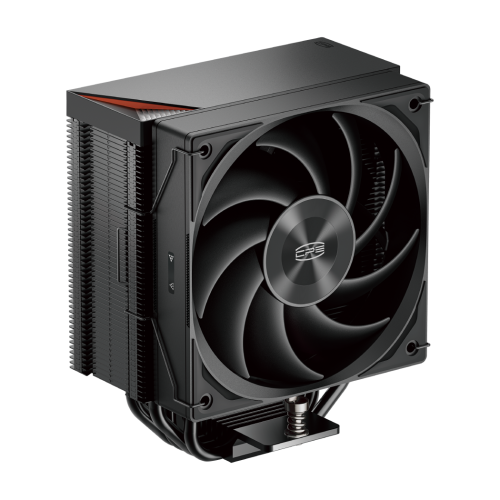 Кулер для процессора/ CPU Cooler PCCooler RZ500 BK (250W, 4-pin PWM, 155mm, Al/Cu, 5x6mm, 1x120mm, 86.73CFM, 32dBA, 2200RPM, S: 1851/1700/1200/115X, AM5/AM4, black) PcCooler