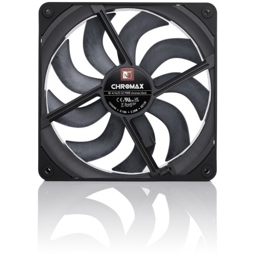 Кулер для корпуса/ Case Cooler Noctua NF-A14x25 G2 PWM chromax.black.swap (140x140x25mm, 4-pin PWM, 91.58FM, 24.8dBA, 1500RPM, Black)