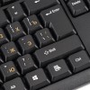 Клавиатура Оклик 130M черная USB с кабелем 1.6м – идеальный выбор для комфортной работы и игр