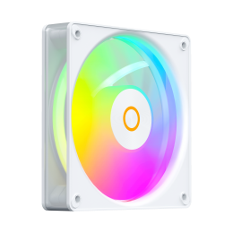 Кулер для корпуса/ Case Cooler Ocypus Gamma F12 Elite WH ARGB REVERSE BLADE (120x120x25mm, 4-pin PWM, ARGB, 56CFM, 26dBA, 1800RPM, White)