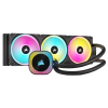 Система жидкостного охлаждения/ Water Cooling System Corsair iCUE LINK H150i RGB (360mm, Black, RGB/ Fans: 3x120mm, 63.1CFM, 37dBA, 2400RPM/Rad thickness 27mm/ S: 1851, 1700, 1200, 115X, AM5, AM4) Corsair