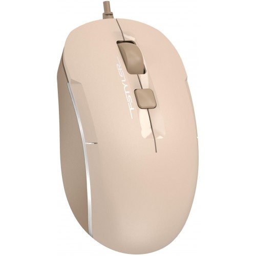 Купить оптическую мышь A4Tech Fstyler FM26 в цвете бежевый/коричневый с разрешением 1600dpi для ноутбука