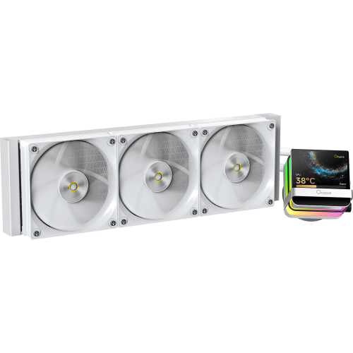 Система жидкостного охлаждения Ocypus Sigma L36 PRO WH: 310W, 360mm, ARGB, 3 вентилятора 120mm для максимальной производительности и тихой работы