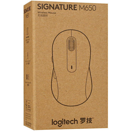 Logitech Wireless Mouse Signature M650 в графитовом цвете - идеальный выбор для комфортной работы