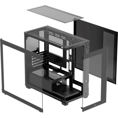 Корпус ПК Ocypus Gamma C52 BK Mini-Tower без блока питания – идеальное решение для mATX и mITX систем