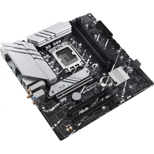 Купить материнскую плату Asus PRIME B760M-A WIFI для Intel 1700 с поддержкой DDR5, 8ch звука и 2.5G LAN