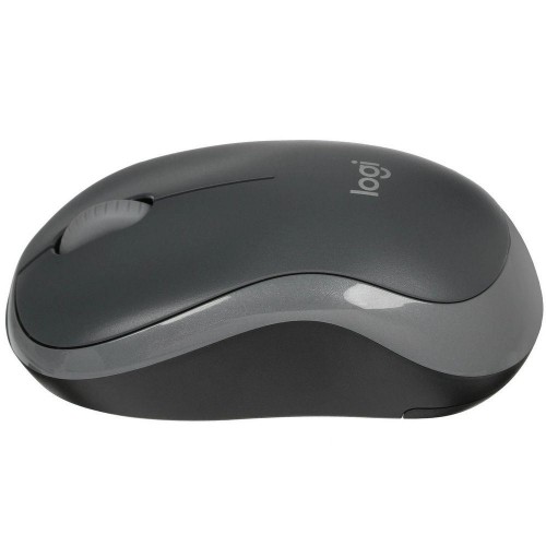Мышь Logitech M186 черный/серый оптическая 1000dpi беспров. USB для ноутбука 2but (910-004131)
