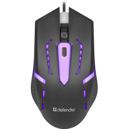 Defender Проводная оптическая мышь Hit MB-601 7цветов,4кнопки,800-1200dpi