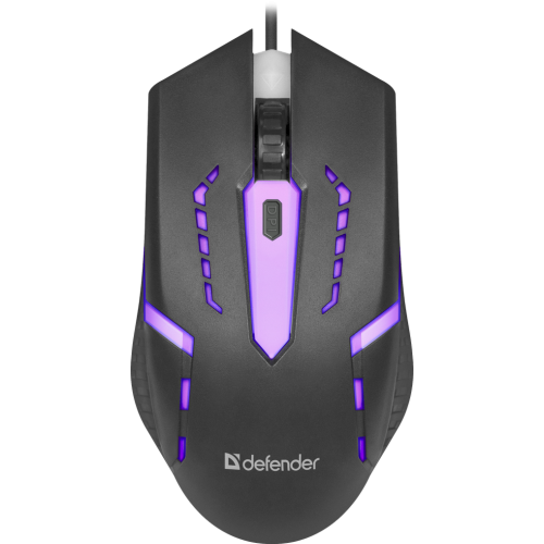 Defender Проводная оптическая мышь Hit MB-601 7цветов,4кнопки,800-1200dpi Defender