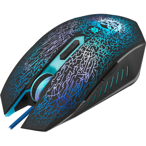 Defender Проводная игровая мышь Shock GM-110L оптика,6кнопок,800-3200dpi Defender