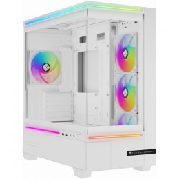 Корпус без блока питания/ Case Thermalright M10 FAN4-C, Mini-Tower, TG, 4x120mm ARGB, 2xUSB-A 3.0, 1xUSB Type-C, mATX, mITX White