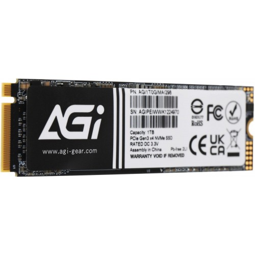 Tвердотельный накопитель AGi PCIe 3.0 x4 1TB M.2 2280 - Высокая скорость и надежность для вашего ПК