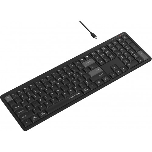 Клавиатура A4Tech FBX55C: Беспроводная USB Slim Multimedia в Черном Цвете